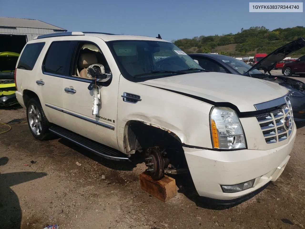 2007 Cadillac Escalade Luxury VIN: 1GYFK63837R344740 Lot: 70579634