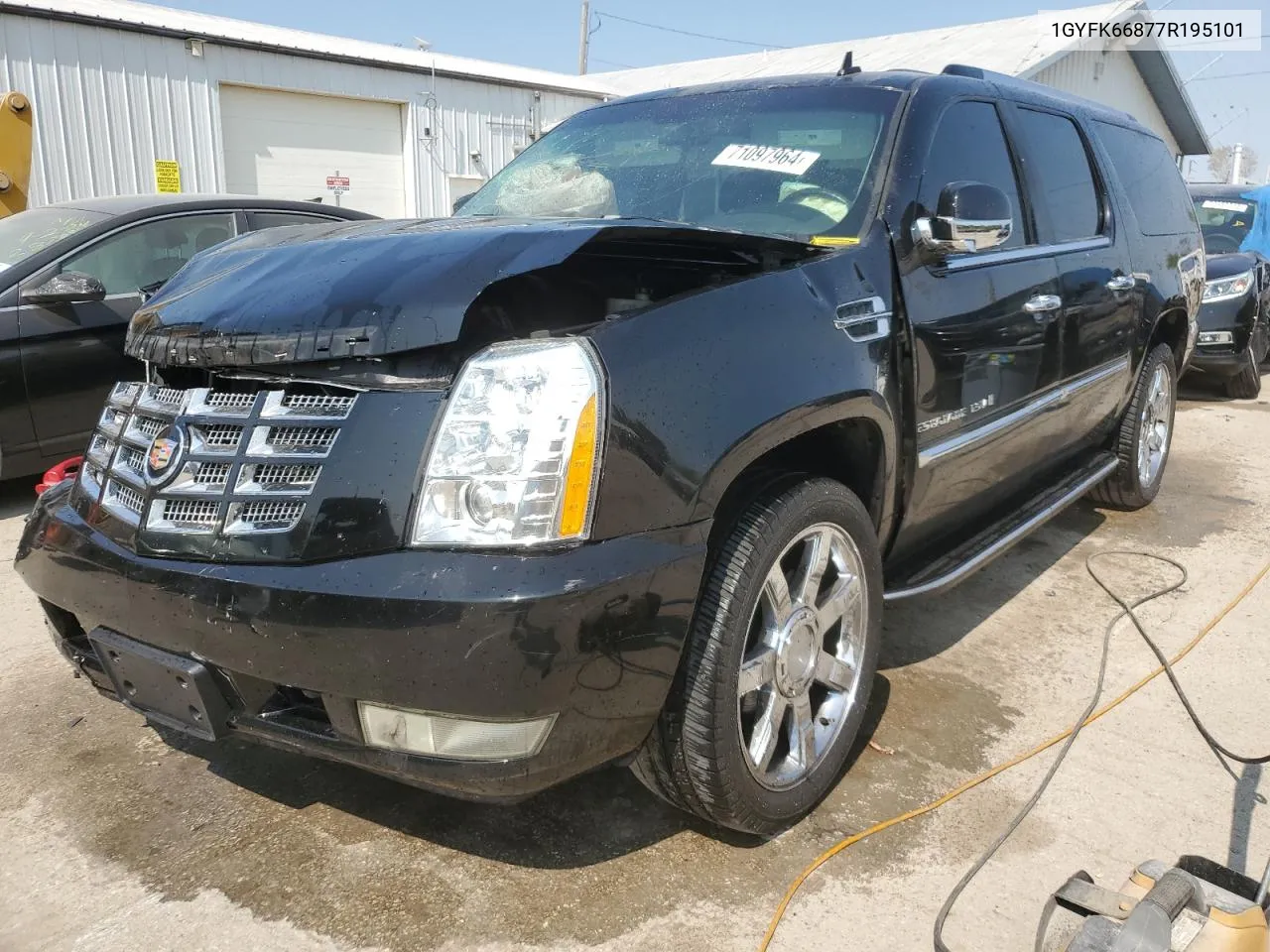 2007 Cadillac Escalade Esv VIN: 1GYFK66877R195101 Lot: 71097964