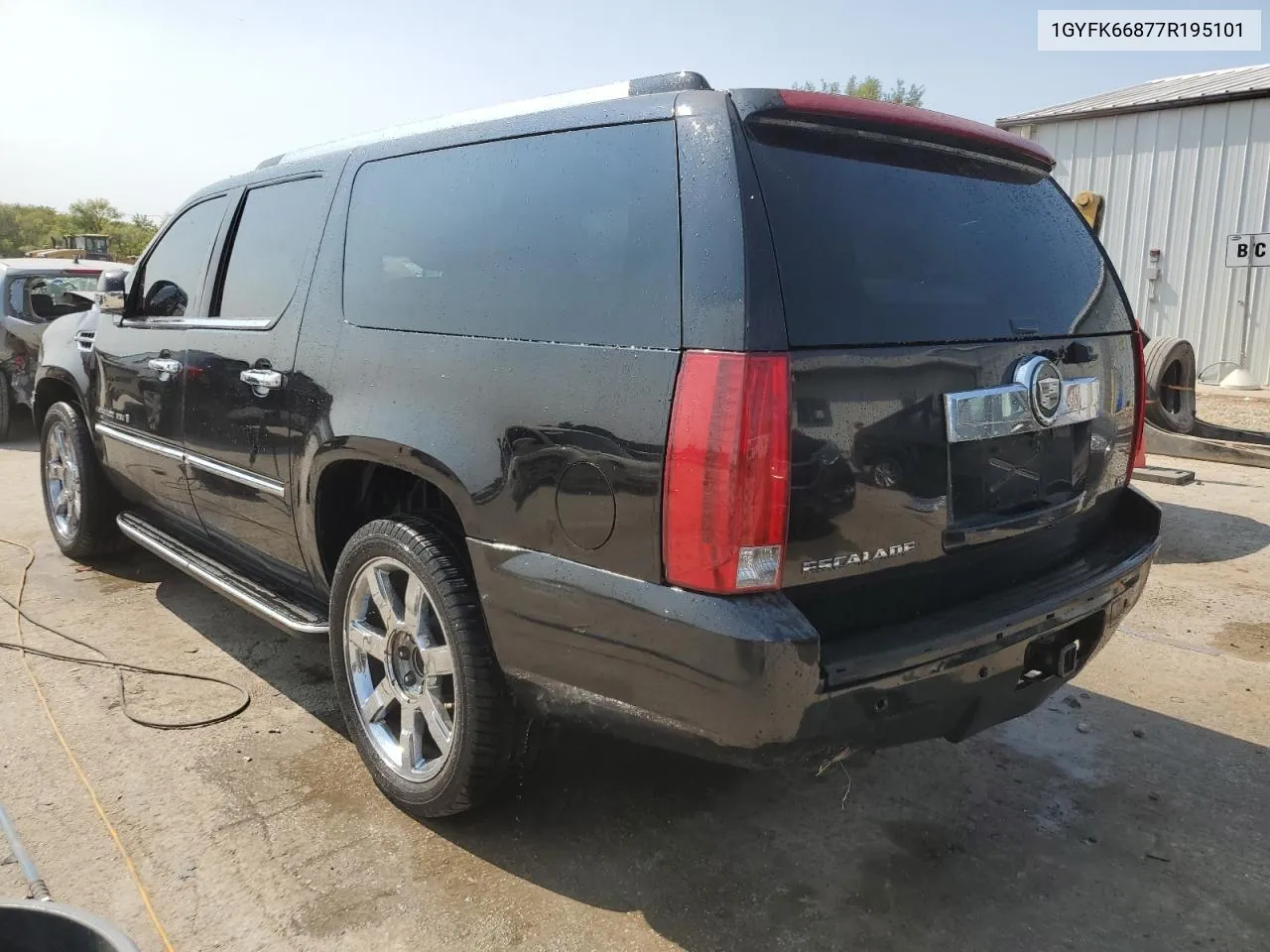 2007 Cadillac Escalade Esv VIN: 1GYFK66877R195101 Lot: 71097964