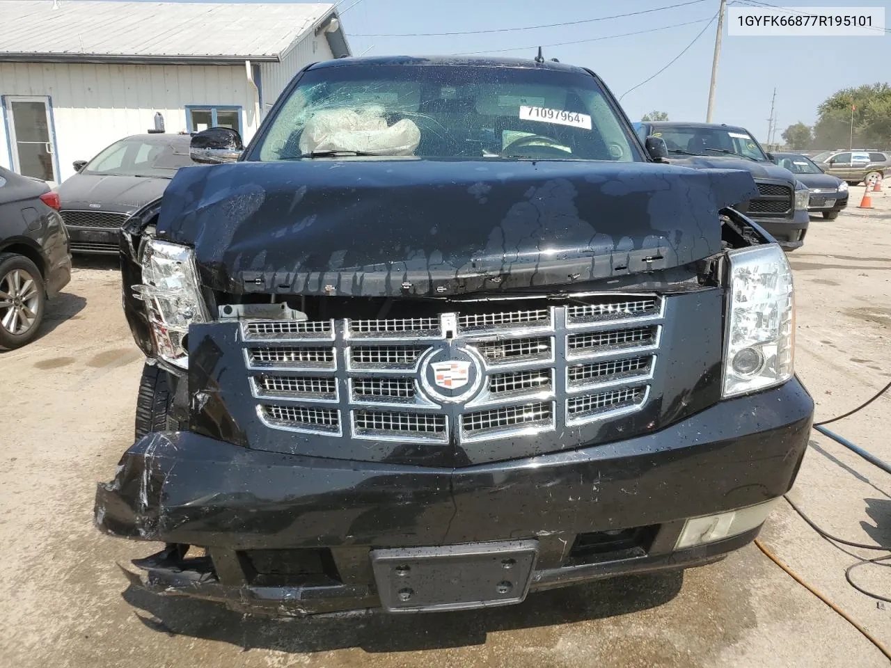 2007 Cadillac Escalade Esv VIN: 1GYFK66877R195101 Lot: 71097964