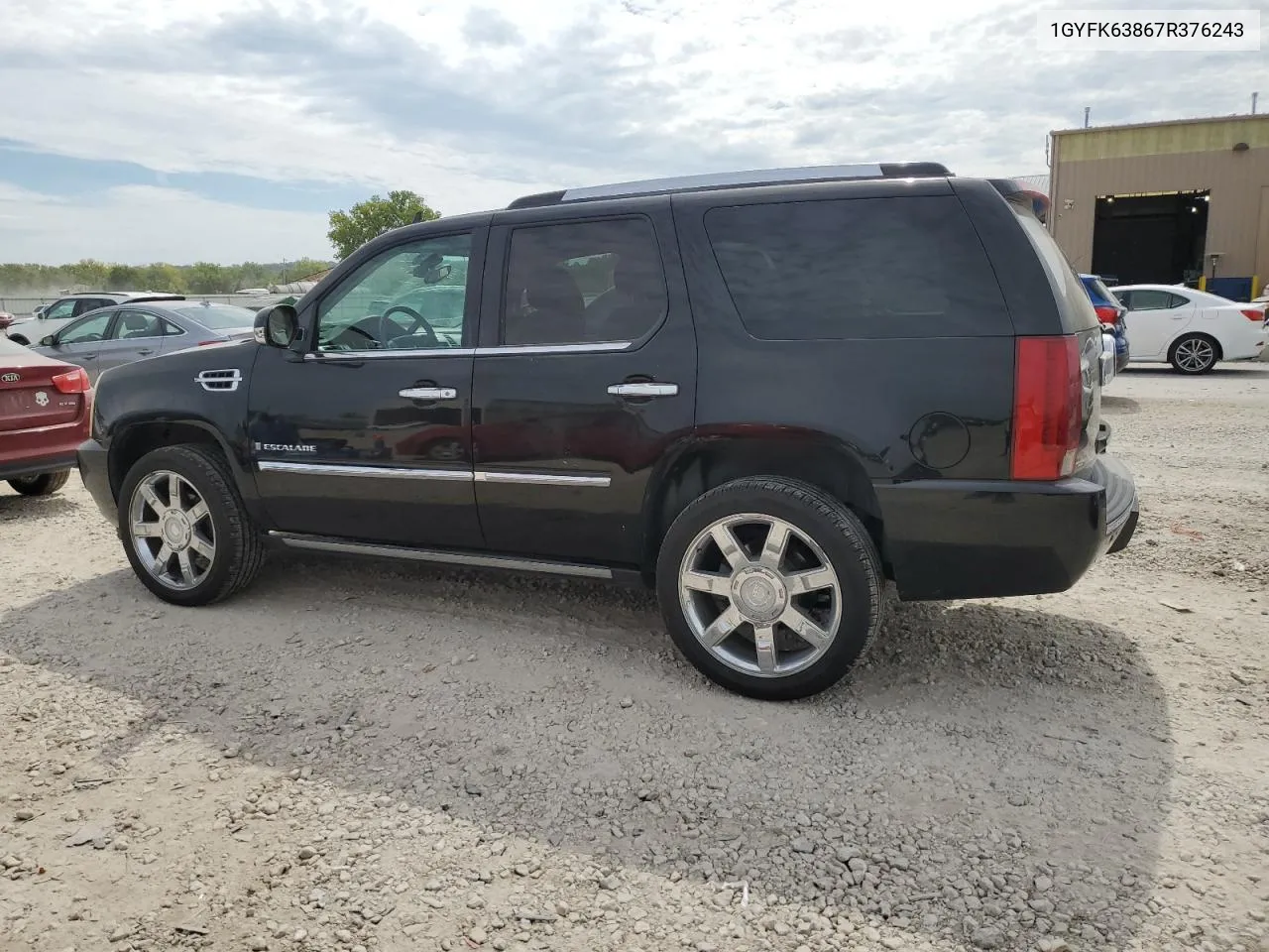 2007 Cadillac Escalade Luxury VIN: 1GYFK63867R376243 Lot: 71624854