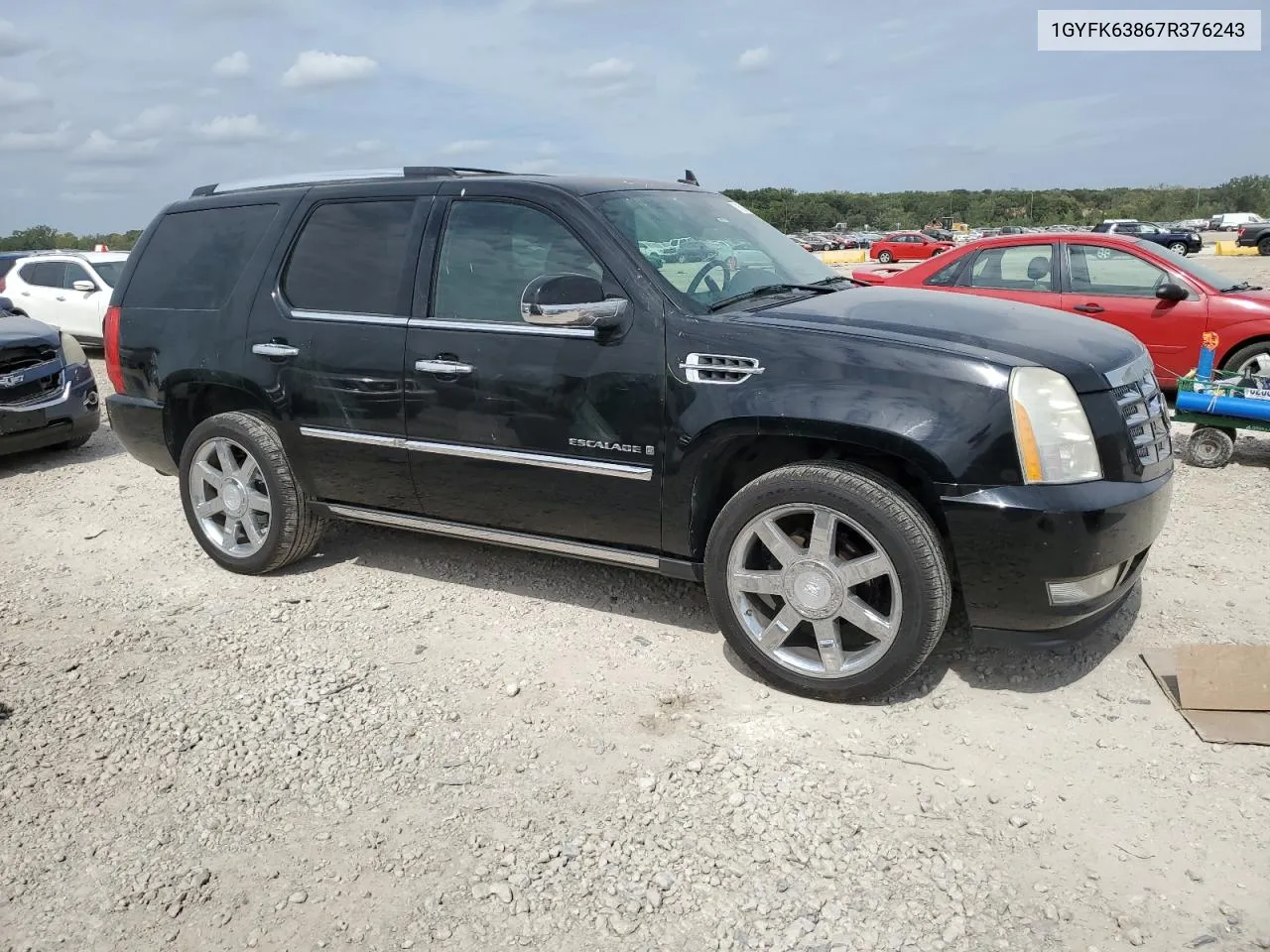 2007 Cadillac Escalade Luxury VIN: 1GYFK63867R376243 Lot: 71624854