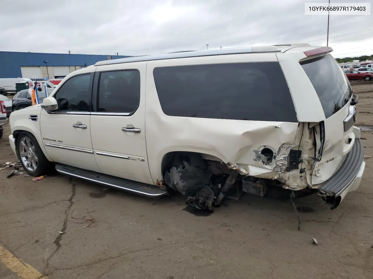 2007 Cadillac Escalade Esv VIN: 1GYFK66897R179403 Lot: 71650354