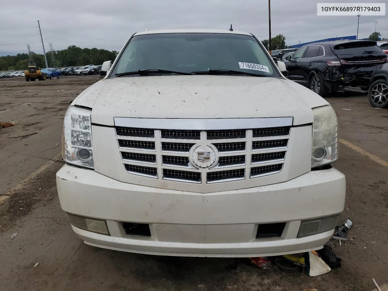 2007 Cadillac Escalade Esv VIN: 1GYFK66897R179403 Lot: 71650354