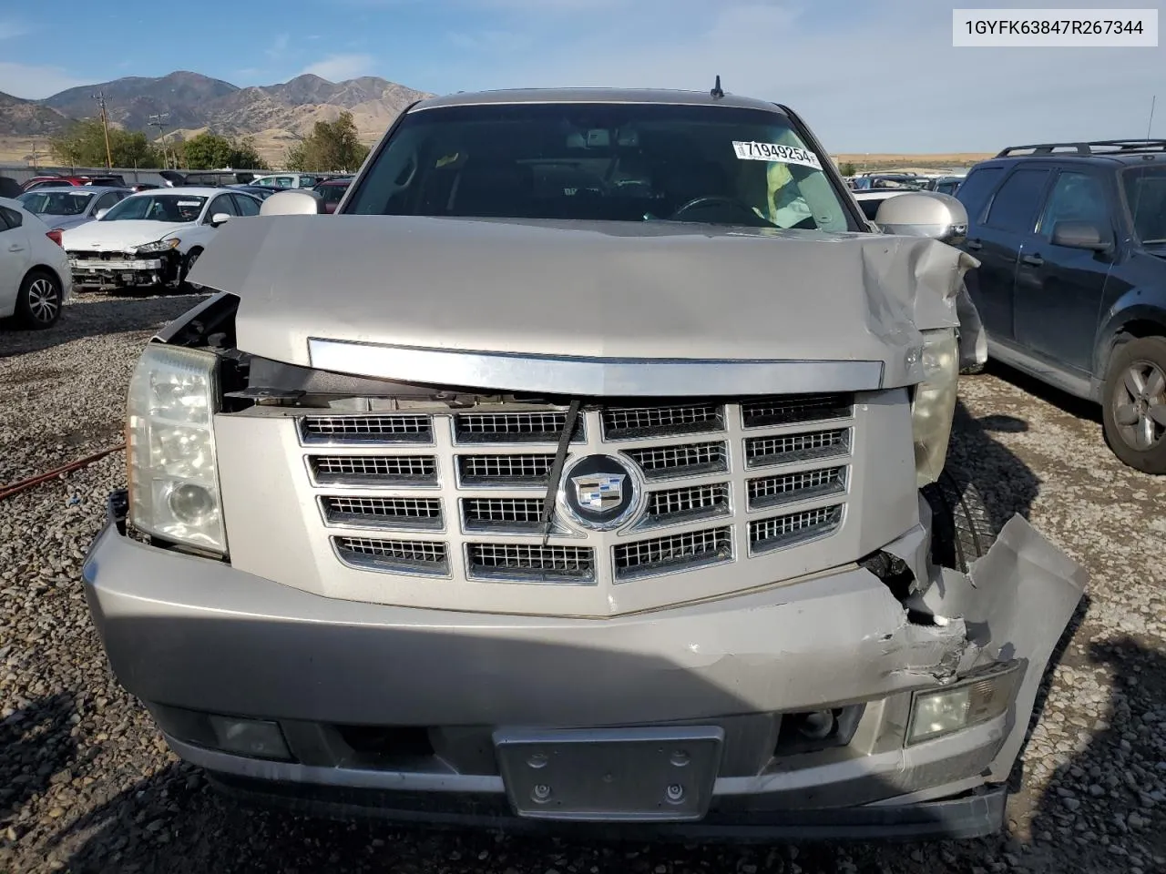 1GYFK63847R267344 2007 Cadillac Escalade Luxury