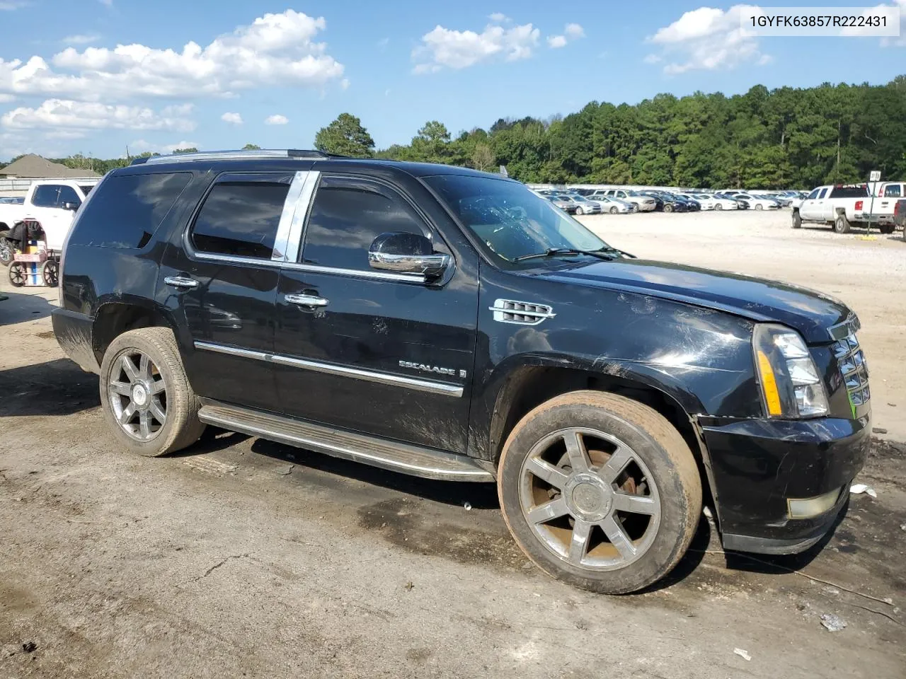 1GYFK63857R222431 2007 Cadillac Escalade Luxury