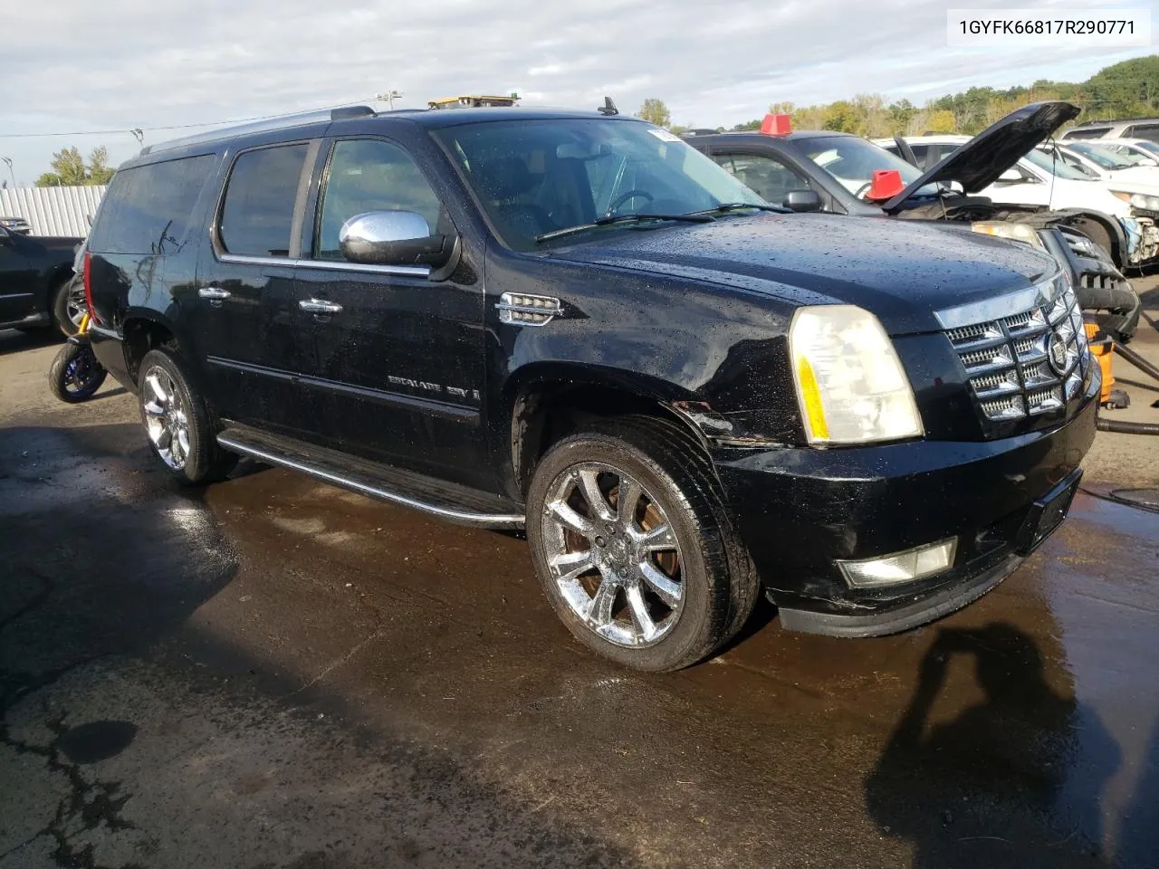 2007 Cadillac Escalade Esv VIN: 1GYFK66817R290771 Lot: 72185114