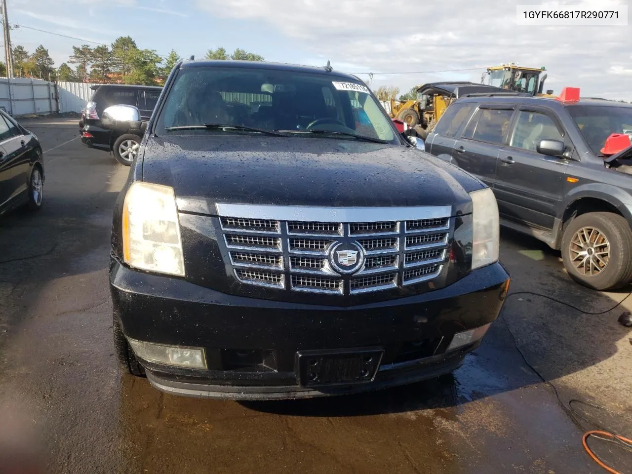 2007 Cadillac Escalade Esv VIN: 1GYFK66817R290771 Lot: 72185114