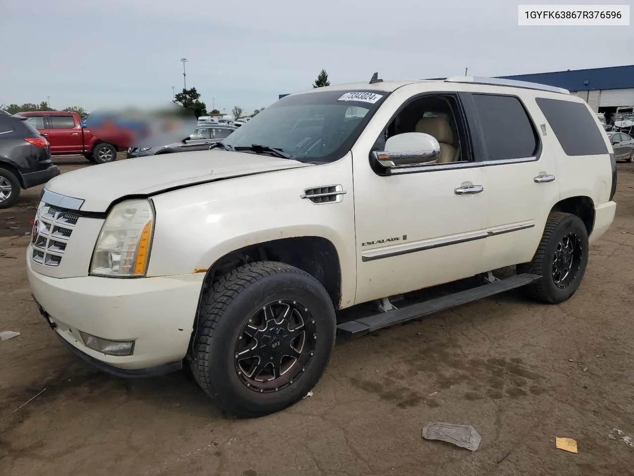 2007 Cadillac Escalade Luxury VIN: 1GYFK63867R376596 Lot: 73343024