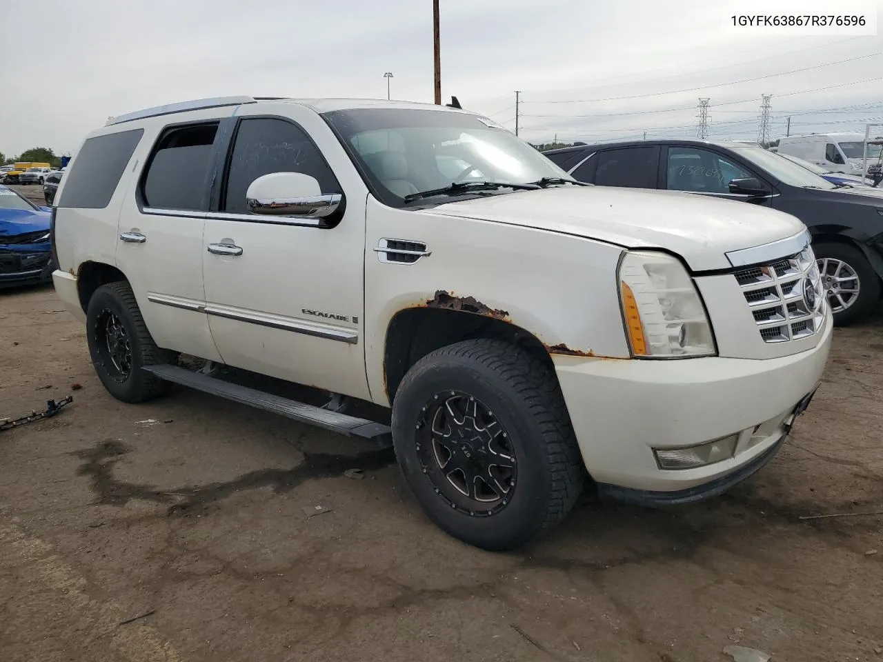 2007 Cadillac Escalade Luxury VIN: 1GYFK63867R376596 Lot: 73343024