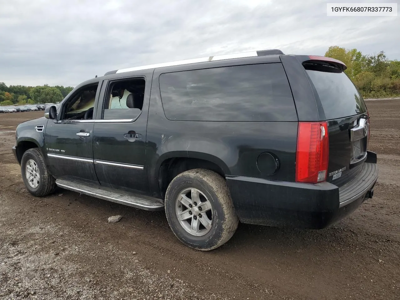 2007 Cadillac Escalade Esv VIN: 1GYFK66807R337773 Lot: 73361294