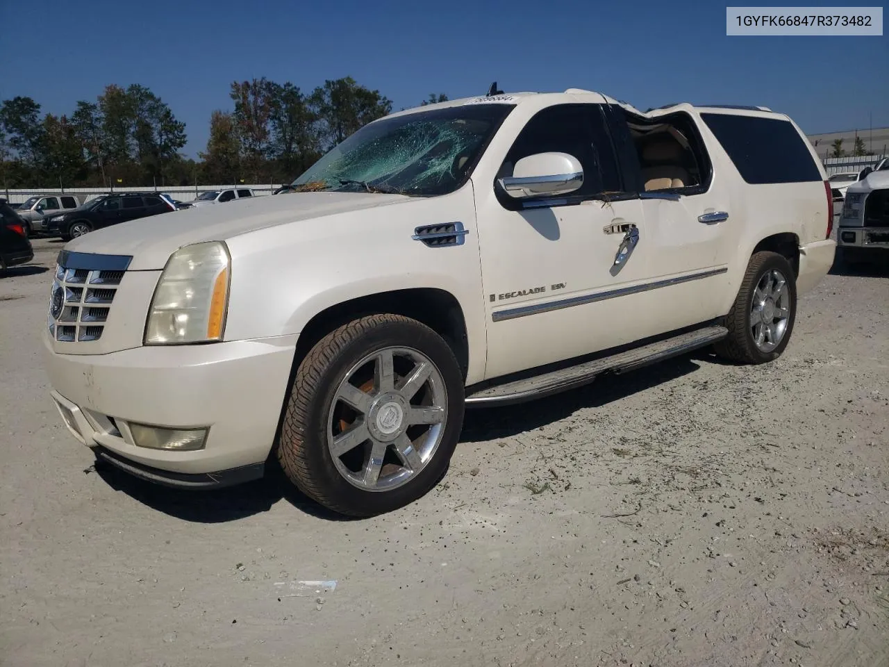 2007 Cadillac Escalade Esv VIN: 1GYFK66847R373482 Lot: 75096584