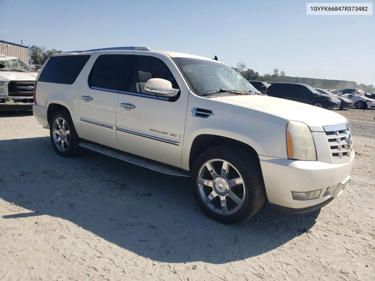 2007 Cadillac Escalade Esv VIN: 1GYFK66847R373482 Lot: 75096584