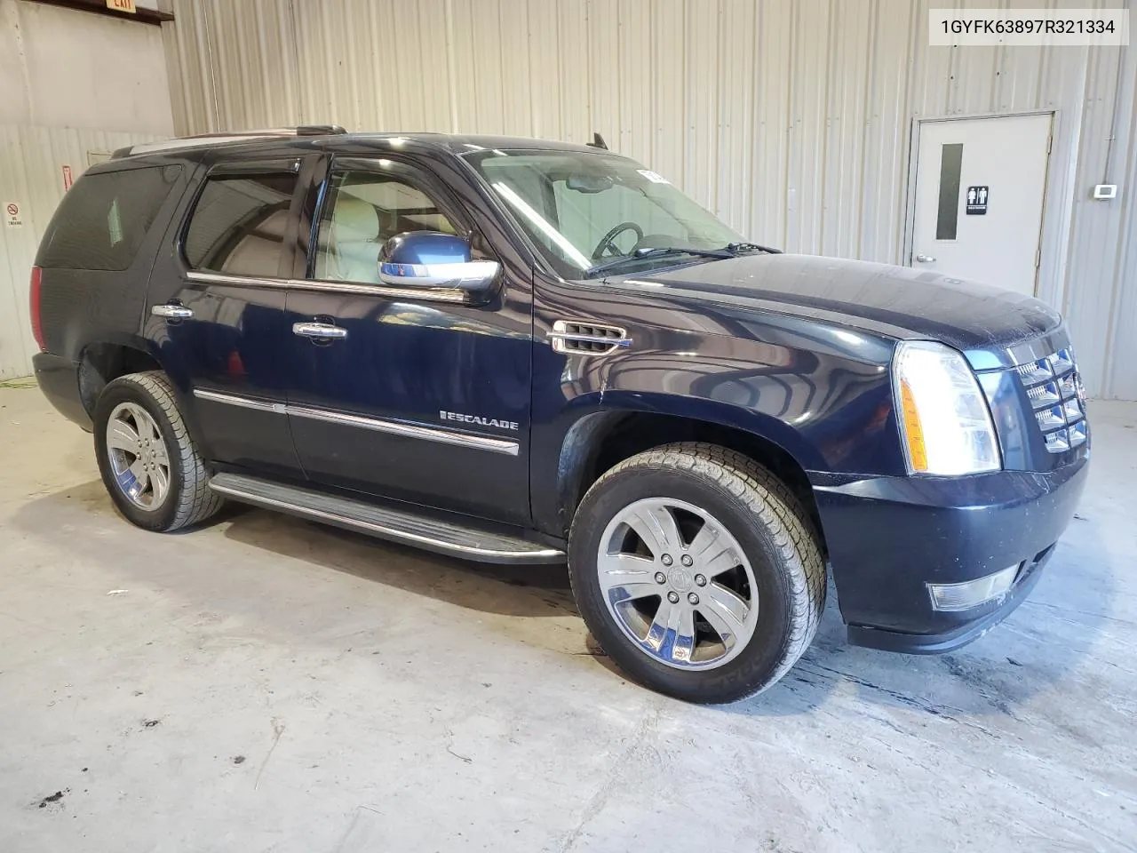 1GYFK63897R321334 2007 Cadillac Escalade Luxury