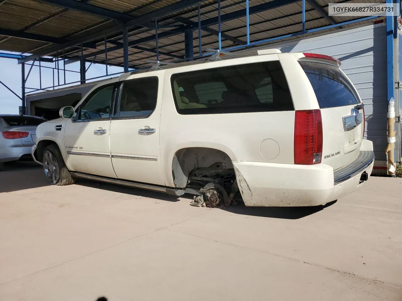 2007 Cadillac Escalade Esv VIN: 1GYFK66827R334731 Lot: 78449354