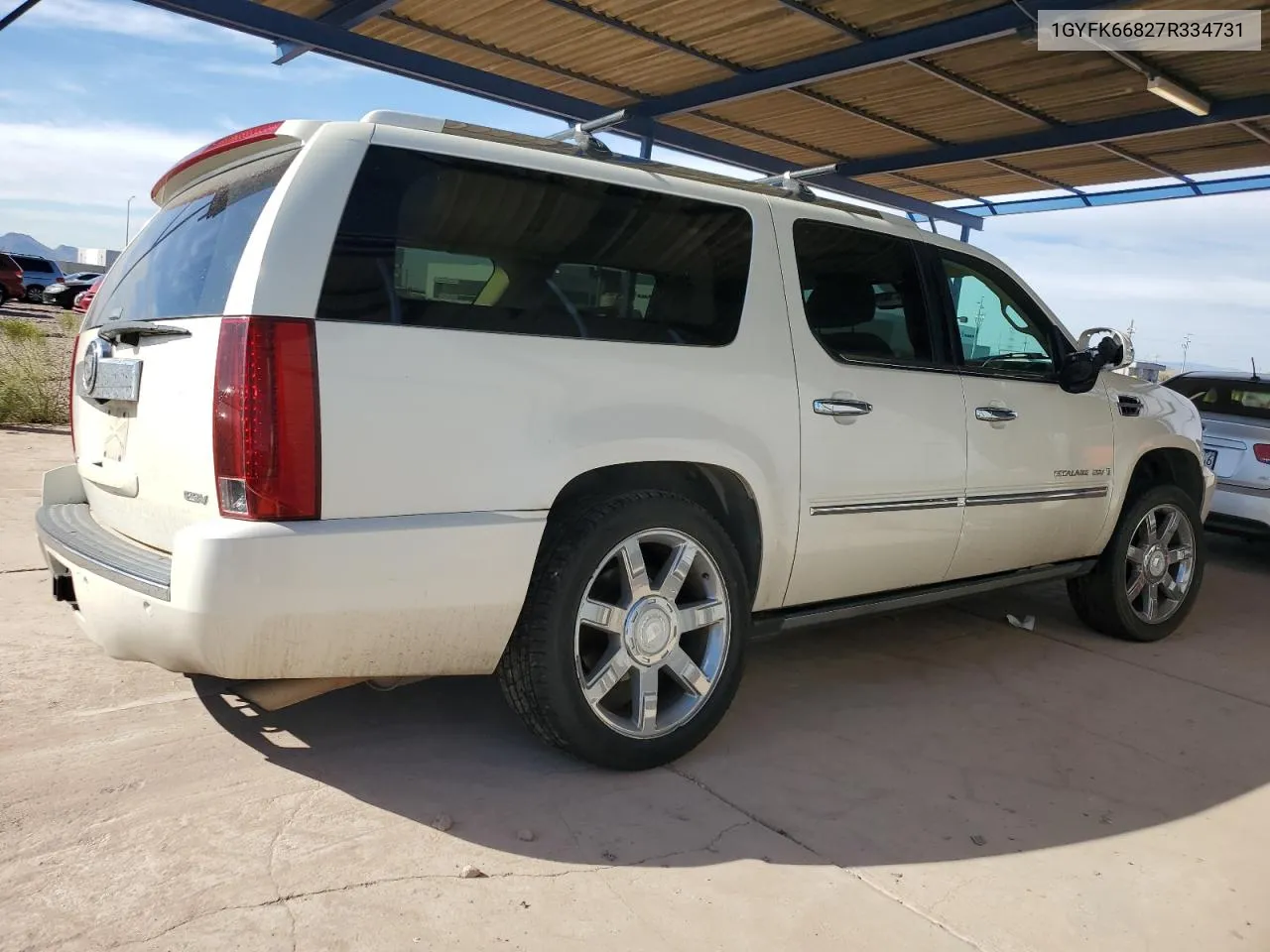 2007 Cadillac Escalade Esv VIN: 1GYFK66827R334731 Lot: 78449354