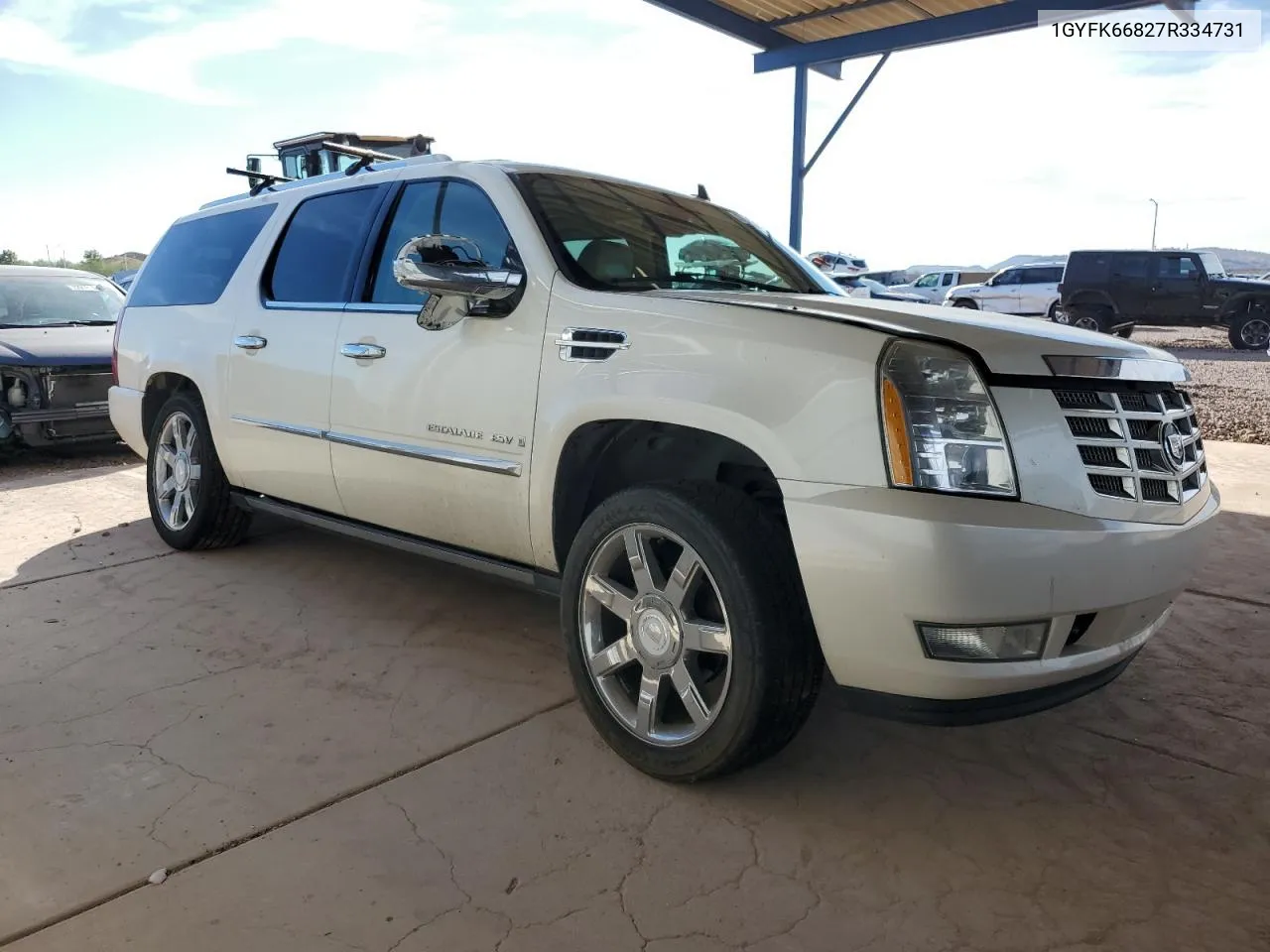 2007 Cadillac Escalade Esv VIN: 1GYFK66827R334731 Lot: 78449354