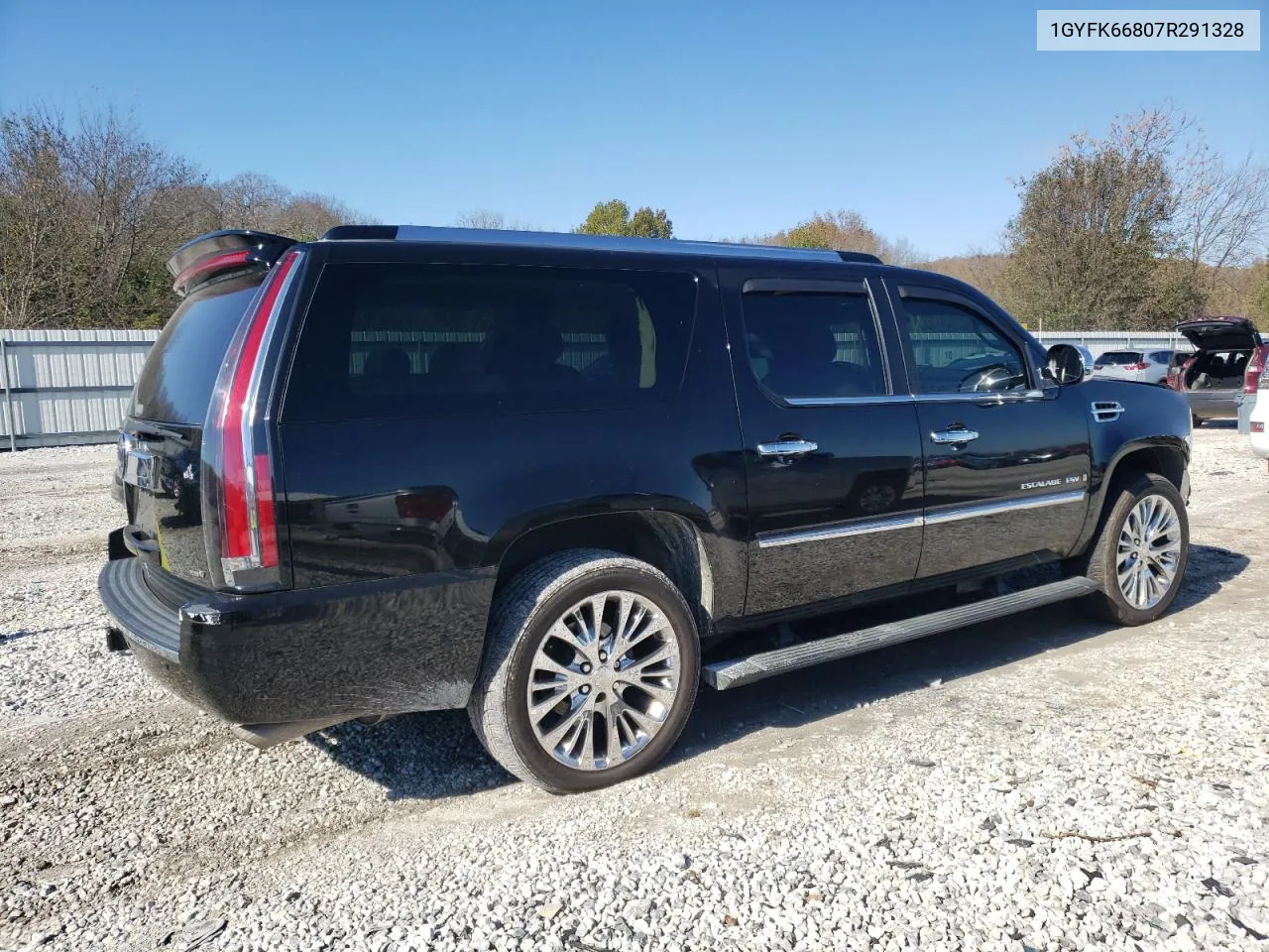 2007 Cadillac Escalade Esv VIN: 1GYFK66807R291328 Lot: 79322364