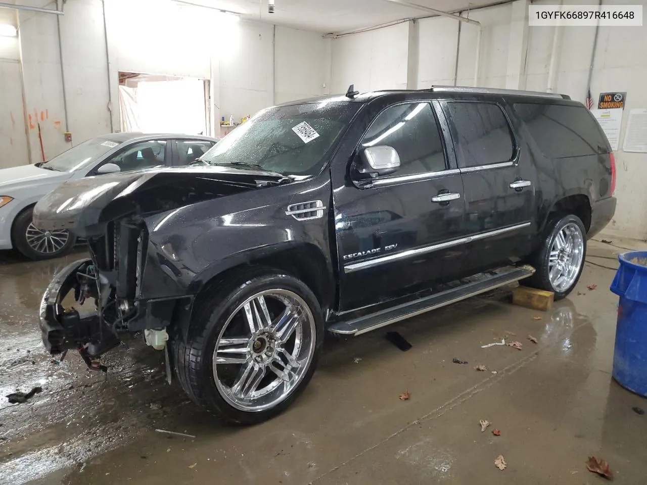 2007 Cadillac Escalade Esv VIN: 1GYFK66897R416648 Lot: 79569464