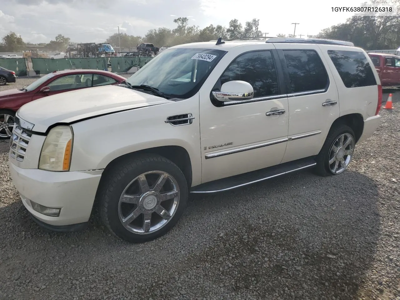 2007 Cadillac Escalade Luxury VIN: 1GYFK63807R126318 Lot: 79643294