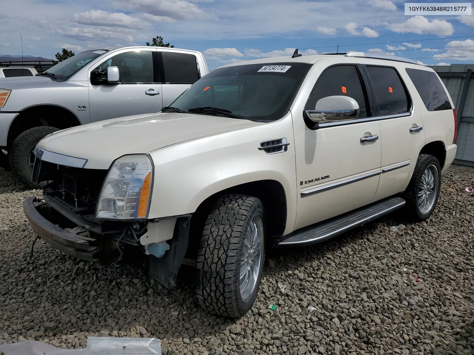 2008 Cadillac Escalade Luxury VIN: 1GYFK63848R215777 Lot: 50134774