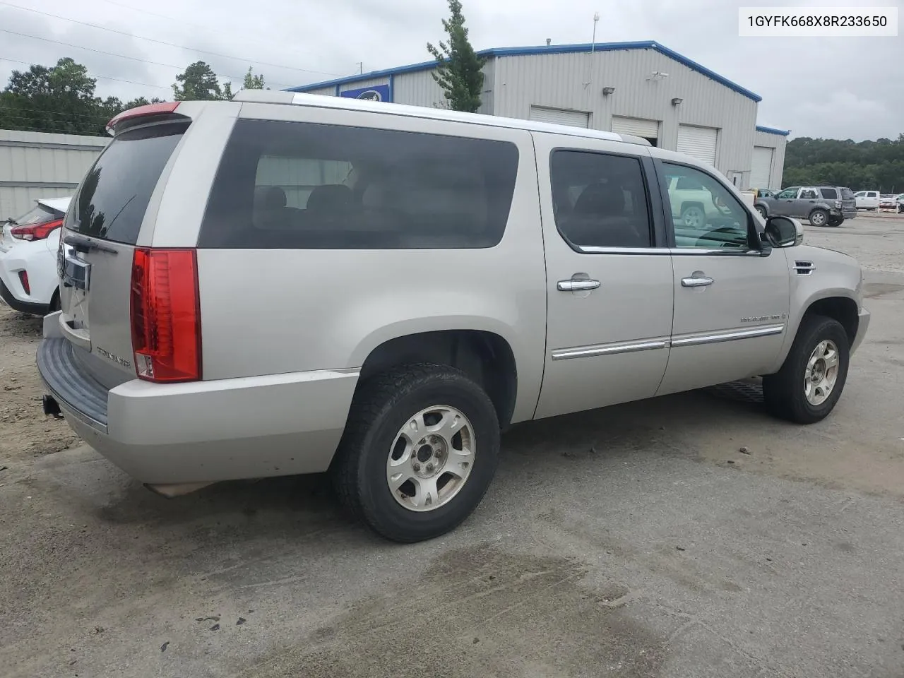 2008 Cadillac Escalade Esv VIN: 1GYFK668X8R233650 Lot: 66184314