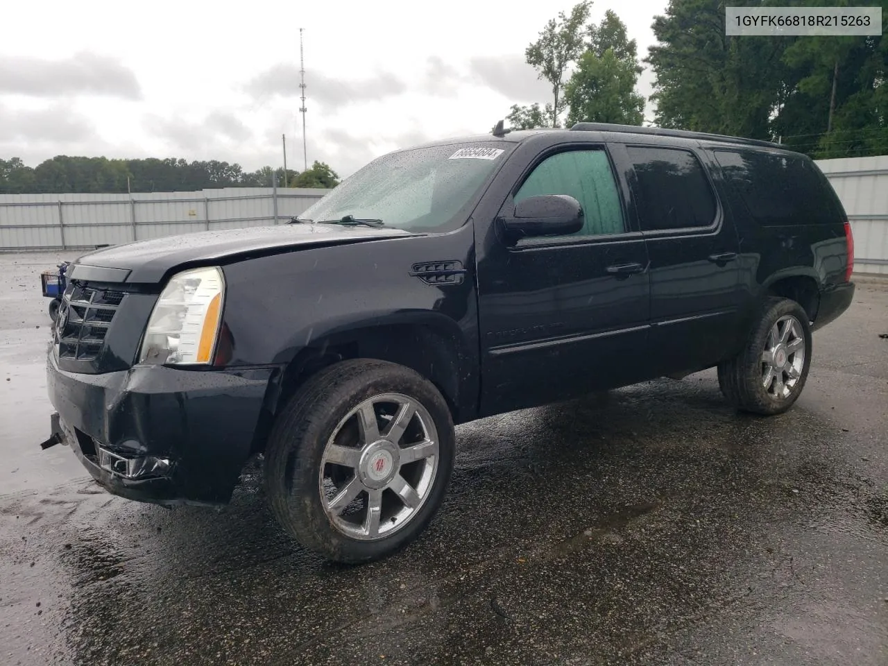 2008 Cadillac Escalade Esv VIN: 1GYFK66818R215263 Lot: 66654604