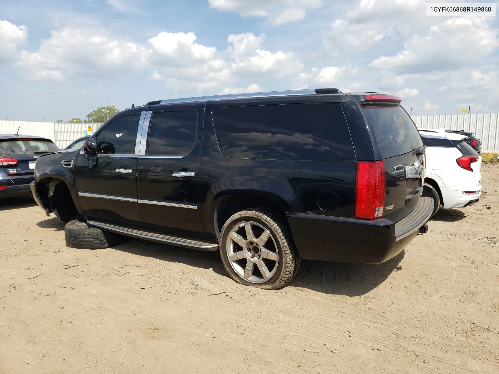 2008 Cadillac Escalade Esv VIN: 1GYFK66868R149860 Lot: 67409184