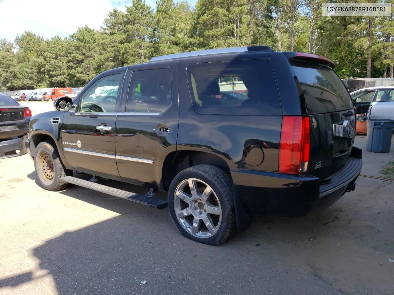 2008 Cadillac Escalade Luxury VIN: 1GYFK63878R160581 Lot: 70127494