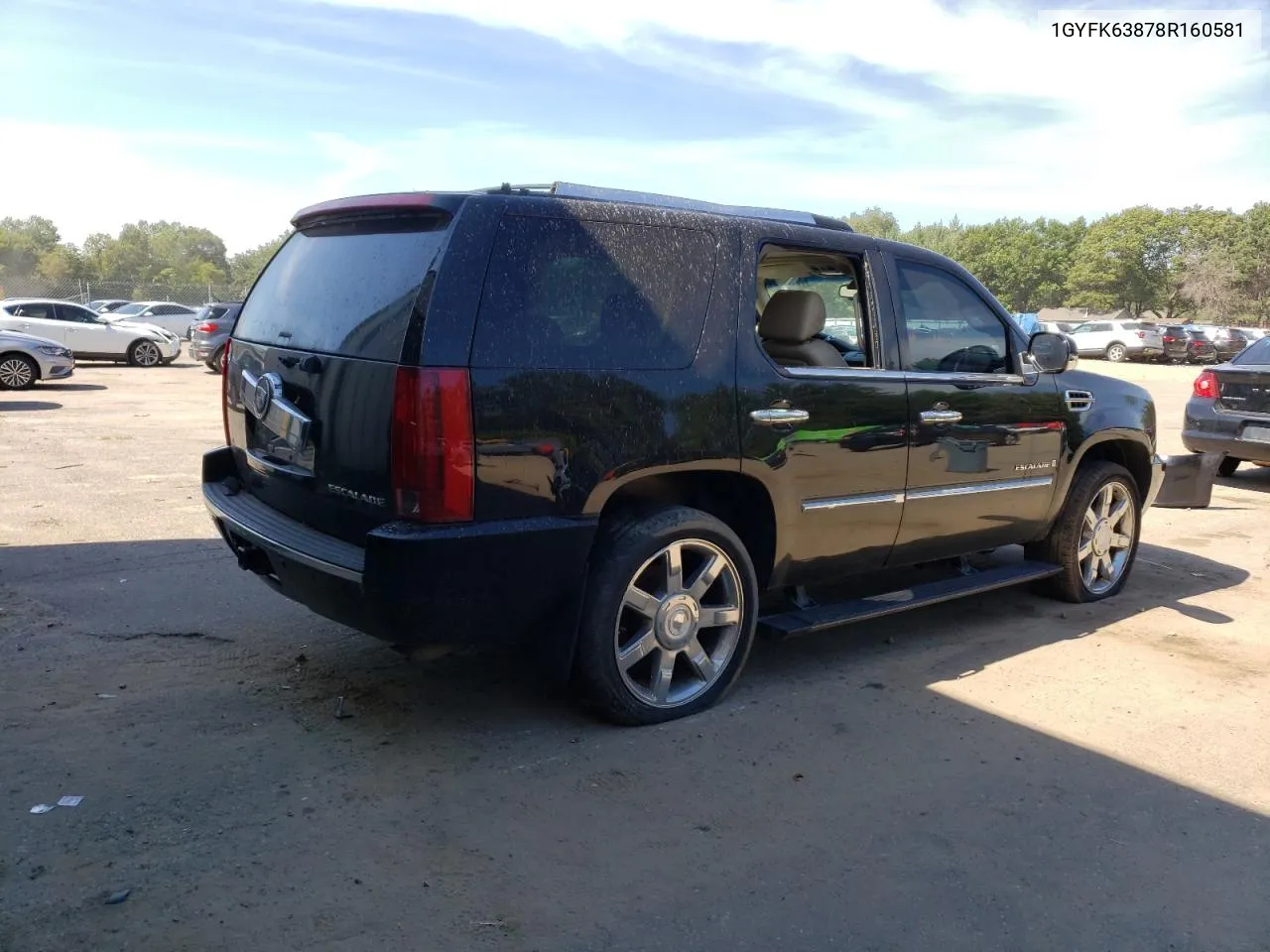 2008 Cadillac Escalade Luxury VIN: 1GYFK63878R160581 Lot: 70127494