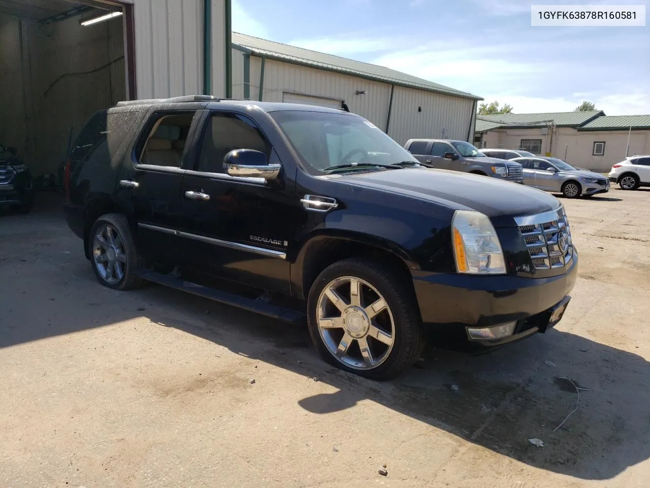 2008 Cadillac Escalade Luxury VIN: 1GYFK63878R160581 Lot: 70127494