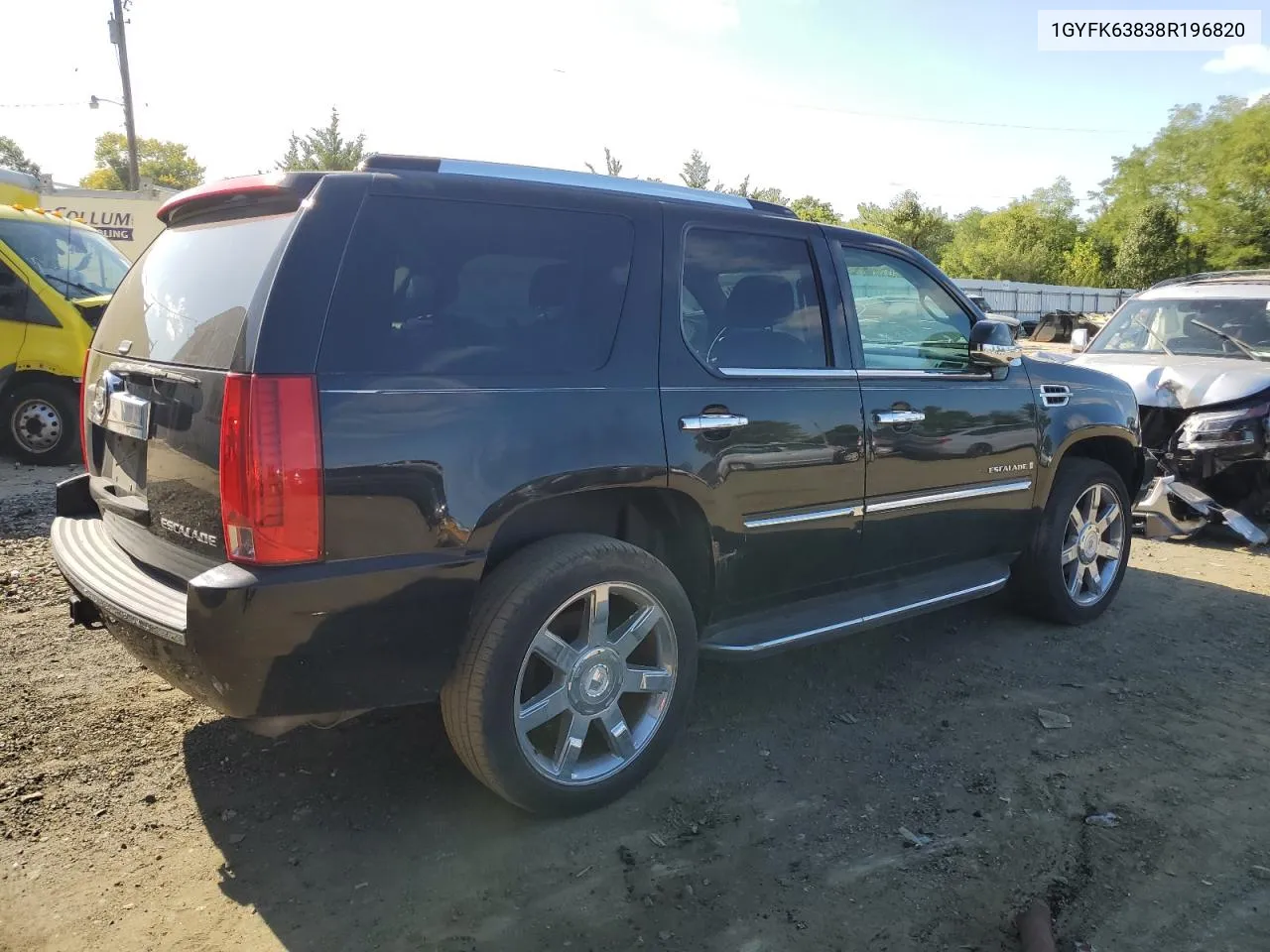 1GYFK63838R196820 2008 Cadillac Escalade Luxury