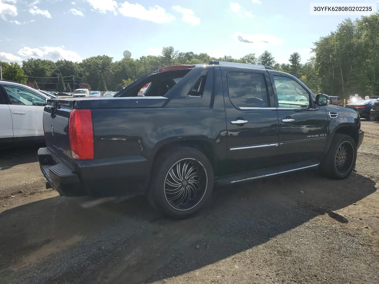 2008 Cadillac Escalade Ext VIN: 3GYFK62808G202235 Lot: 70397284