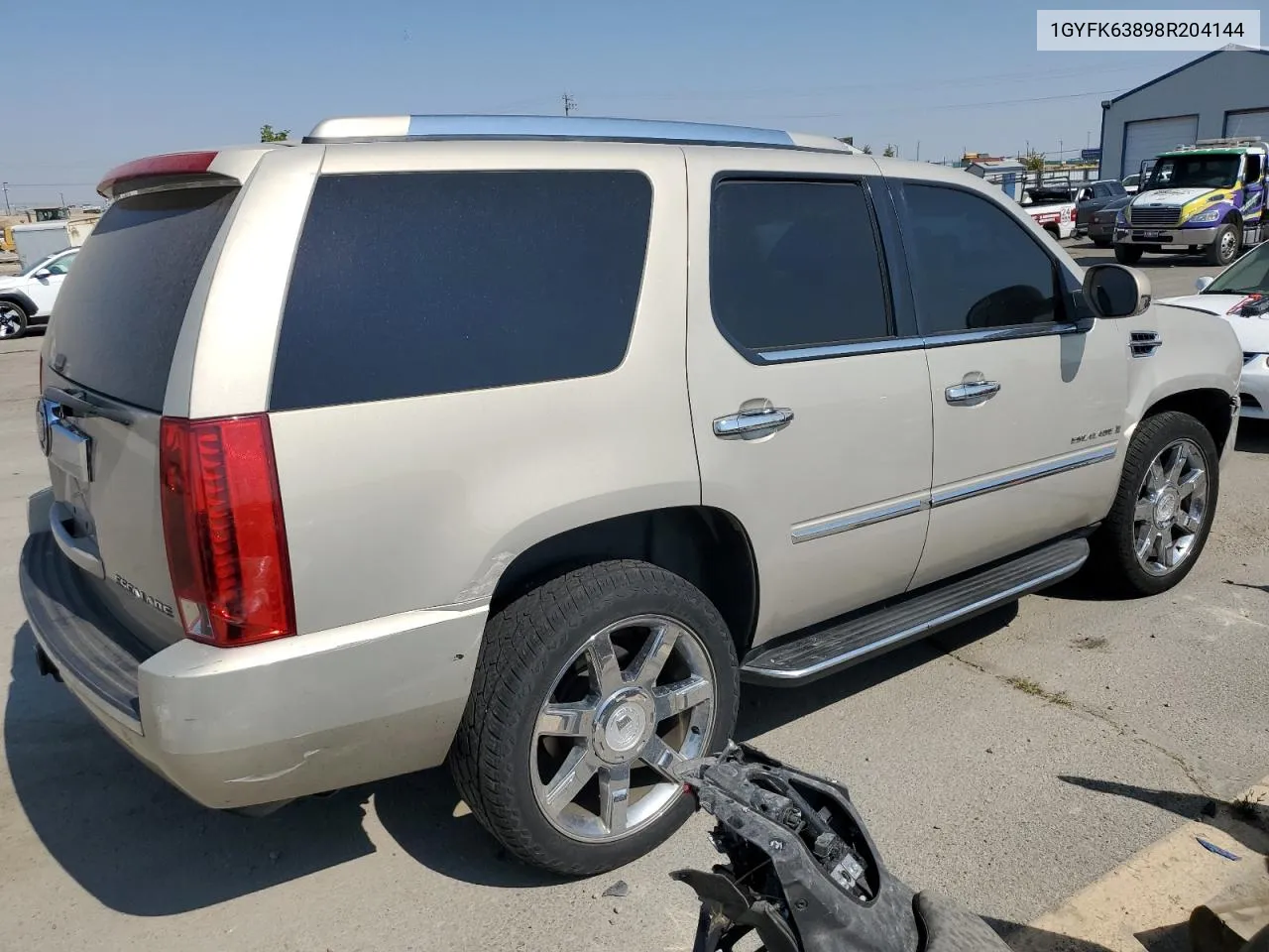 2008 Cadillac Escalade Luxury VIN: 1GYFK63898R204144 Lot: 70634084