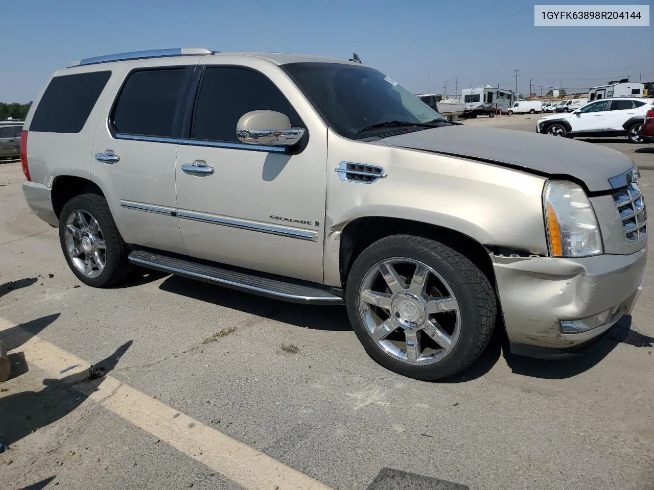 2008 Cadillac Escalade Luxury VIN: 1GYFK63898R204144 Lot: 70634084