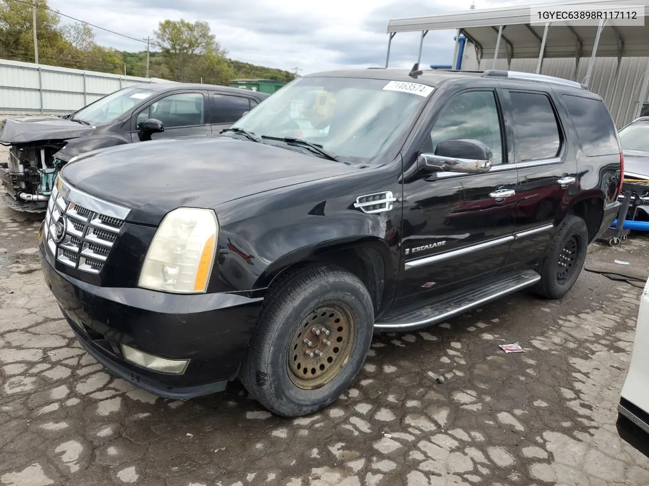 2008 Cadillac Escalade Luxury VIN: 1GYEC63898R117112 Lot: 71463574