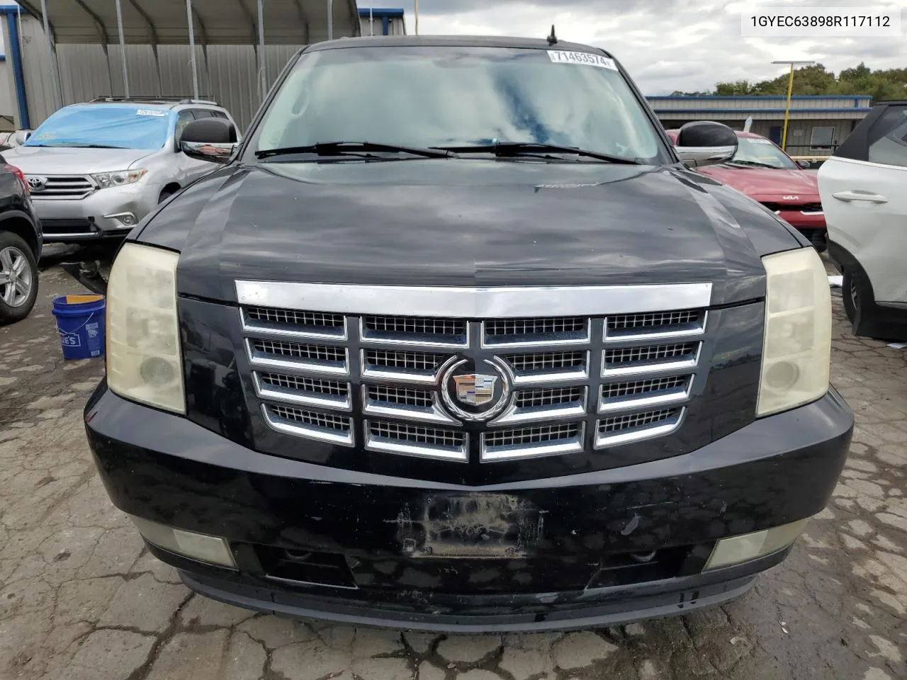 2008 Cadillac Escalade Luxury VIN: 1GYEC63898R117112 Lot: 71463574