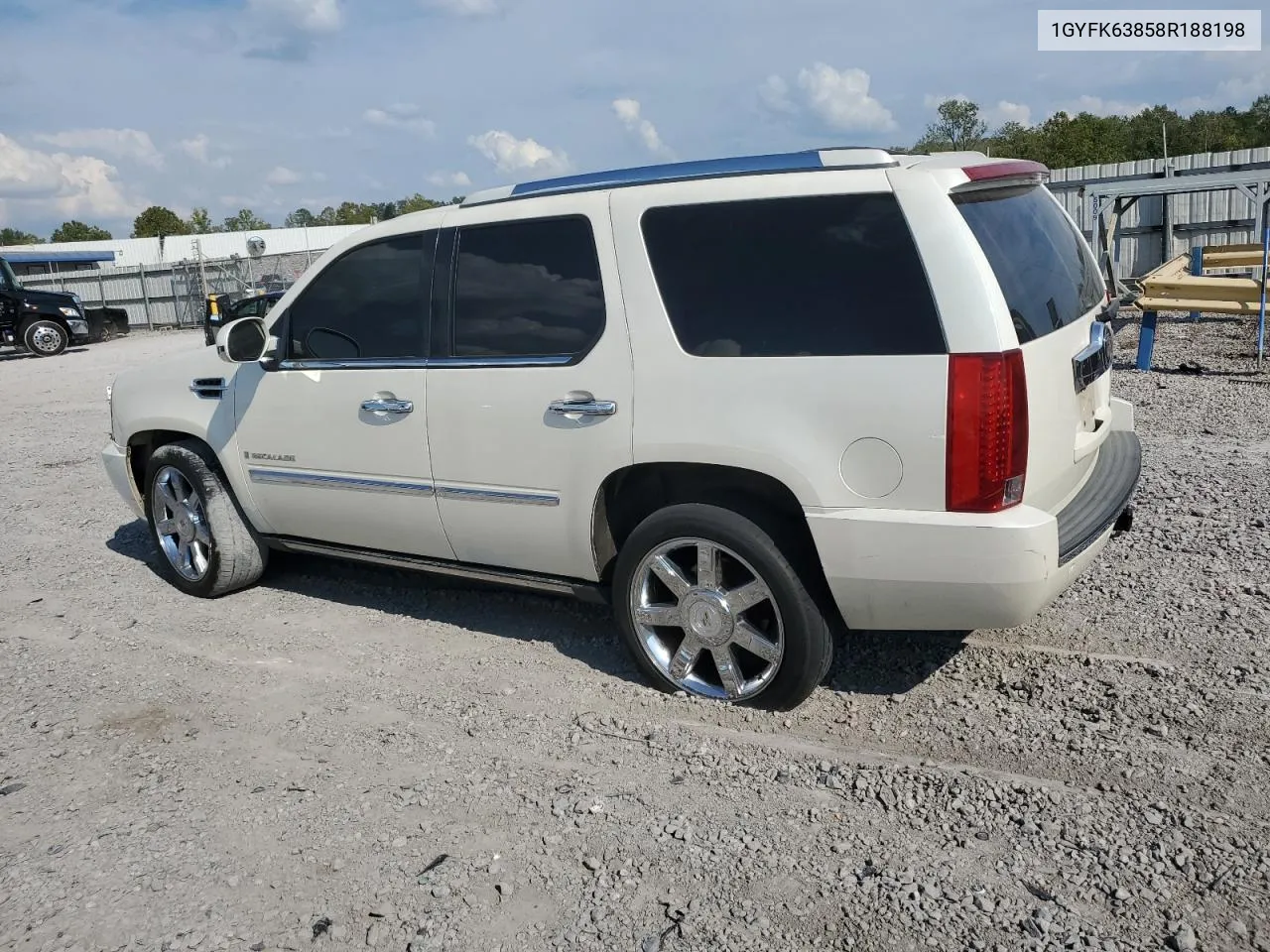 1GYFK63858R188198 2008 Cadillac Escalade Luxury