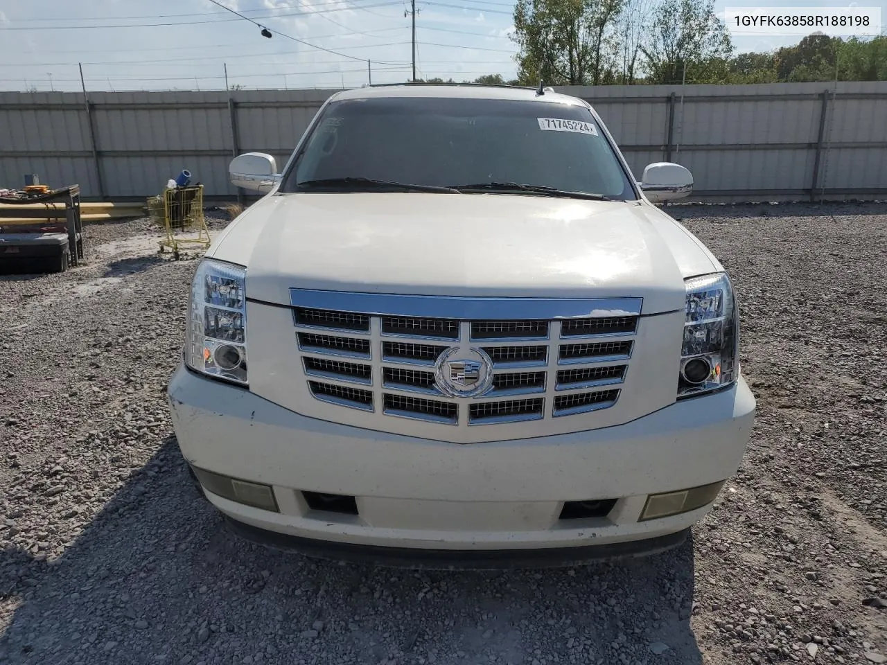 1GYFK63858R188198 2008 Cadillac Escalade Luxury