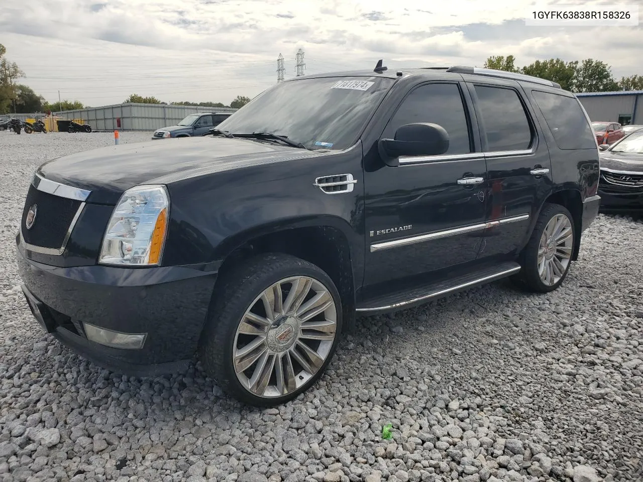 2008 Cadillac Escalade Luxury VIN: 1GYFK63838R158326 Lot: 71817974