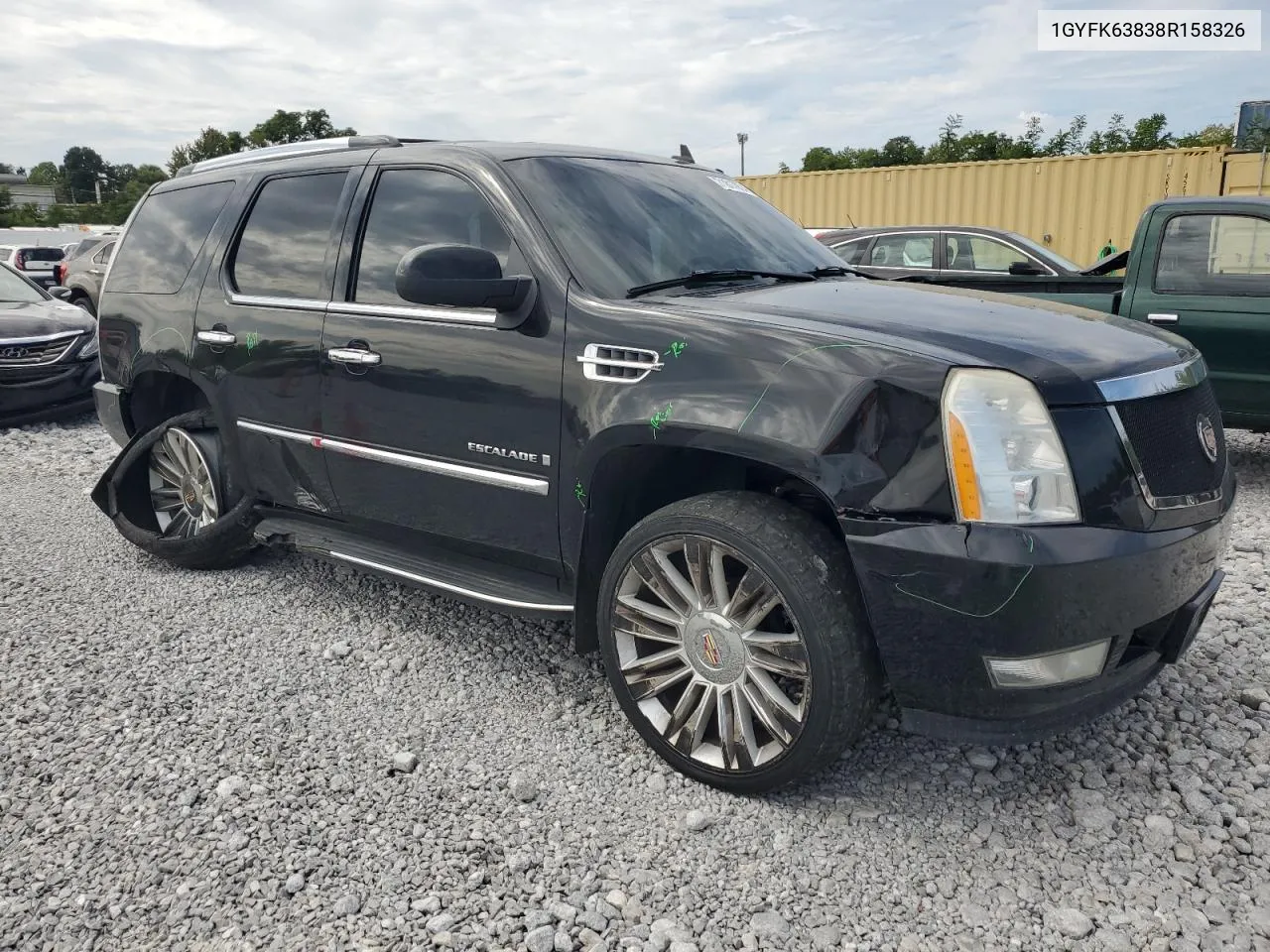 1GYFK63838R158326 2008 Cadillac Escalade Luxury