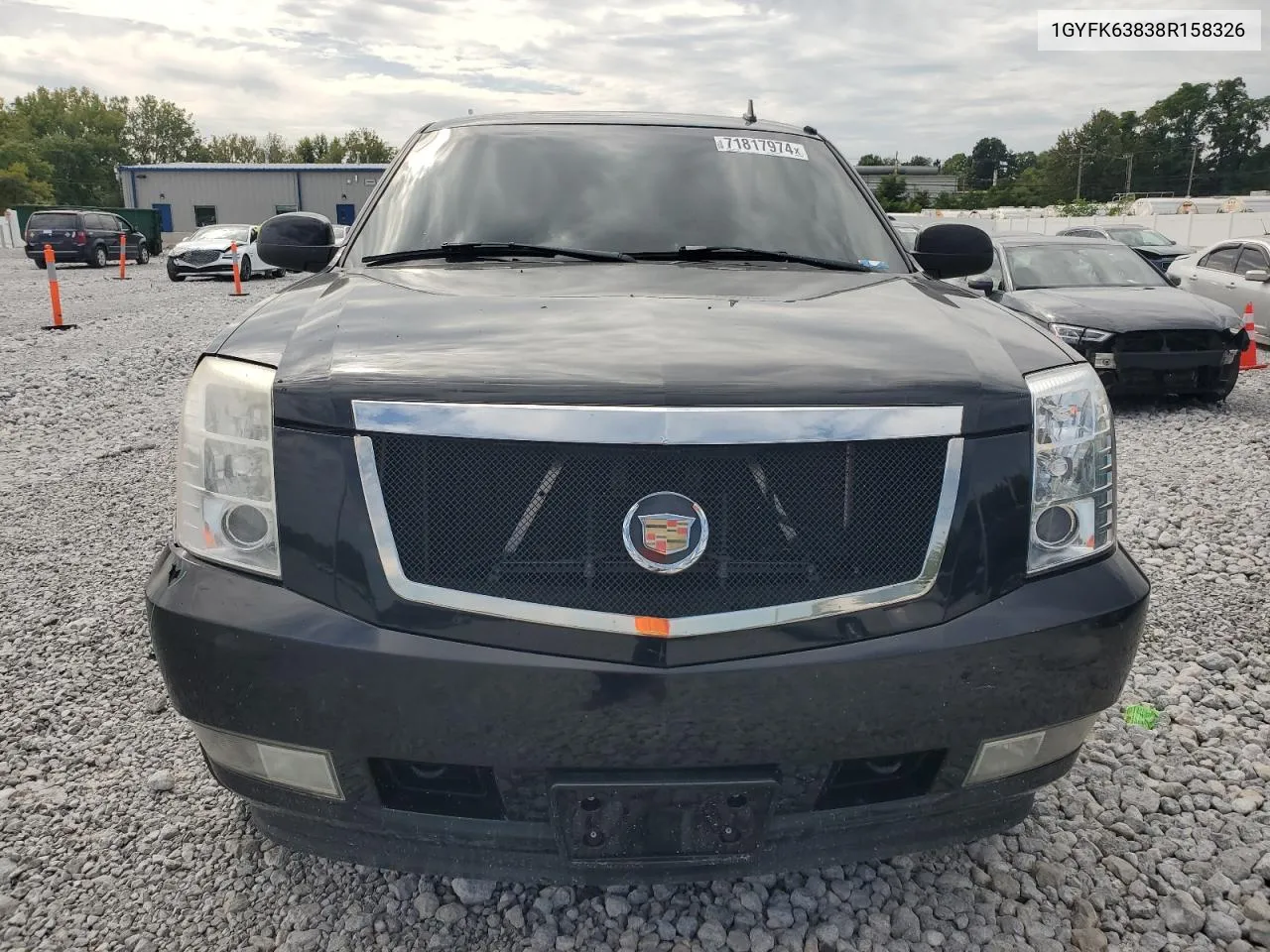 2008 Cadillac Escalade Luxury VIN: 1GYFK63838R158326 Lot: 71817974