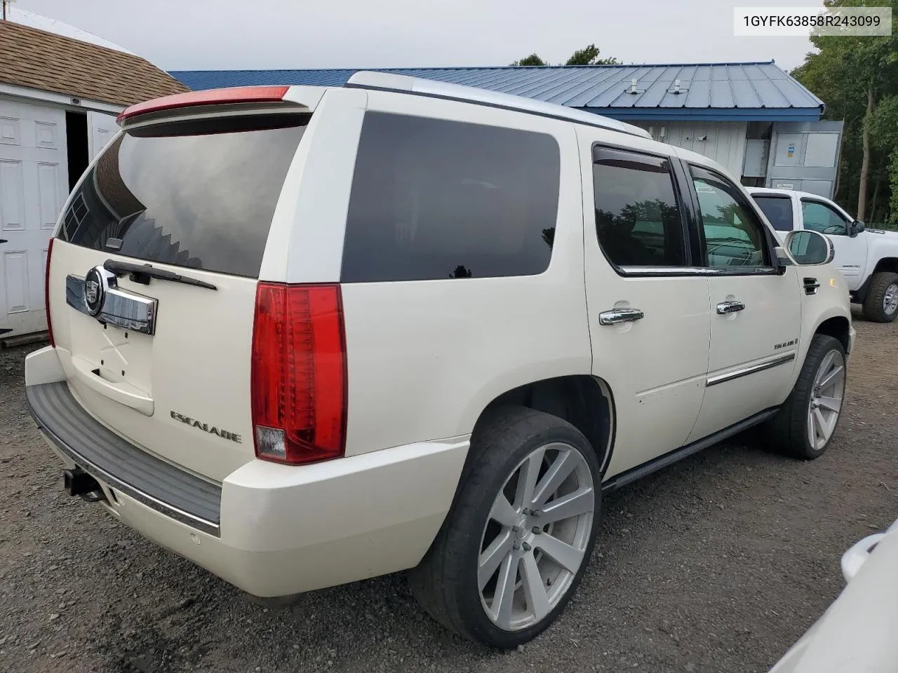 1GYFK63858R243099 2008 Cadillac Escalade Luxury