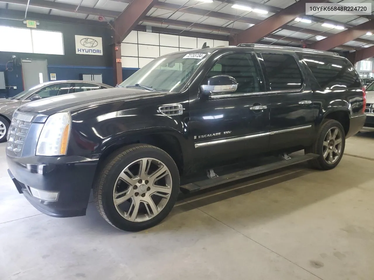 2008 Cadillac Escalade Esv VIN: 1GYFK66848R224720 Lot: 72733734