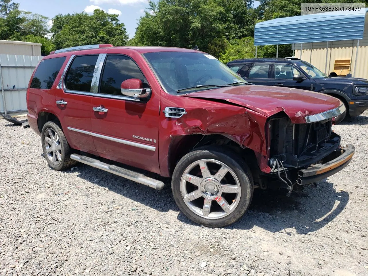 2008 Cadillac Escalade Luxury VIN: 1GYFK63878R178479 Lot: 73110514