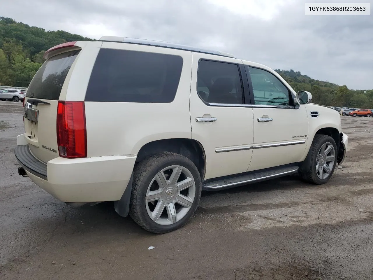 2008 Cadillac Escalade Luxury VIN: 1GYFK63868R203663 Lot: 73276824