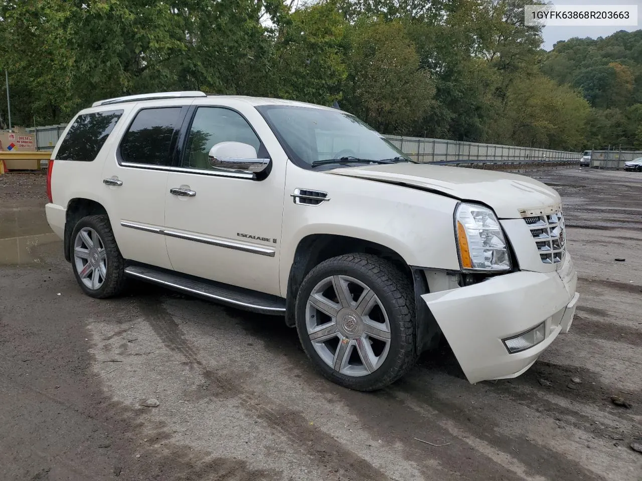 2008 Cadillac Escalade Luxury VIN: 1GYFK63868R203663 Lot: 73276824