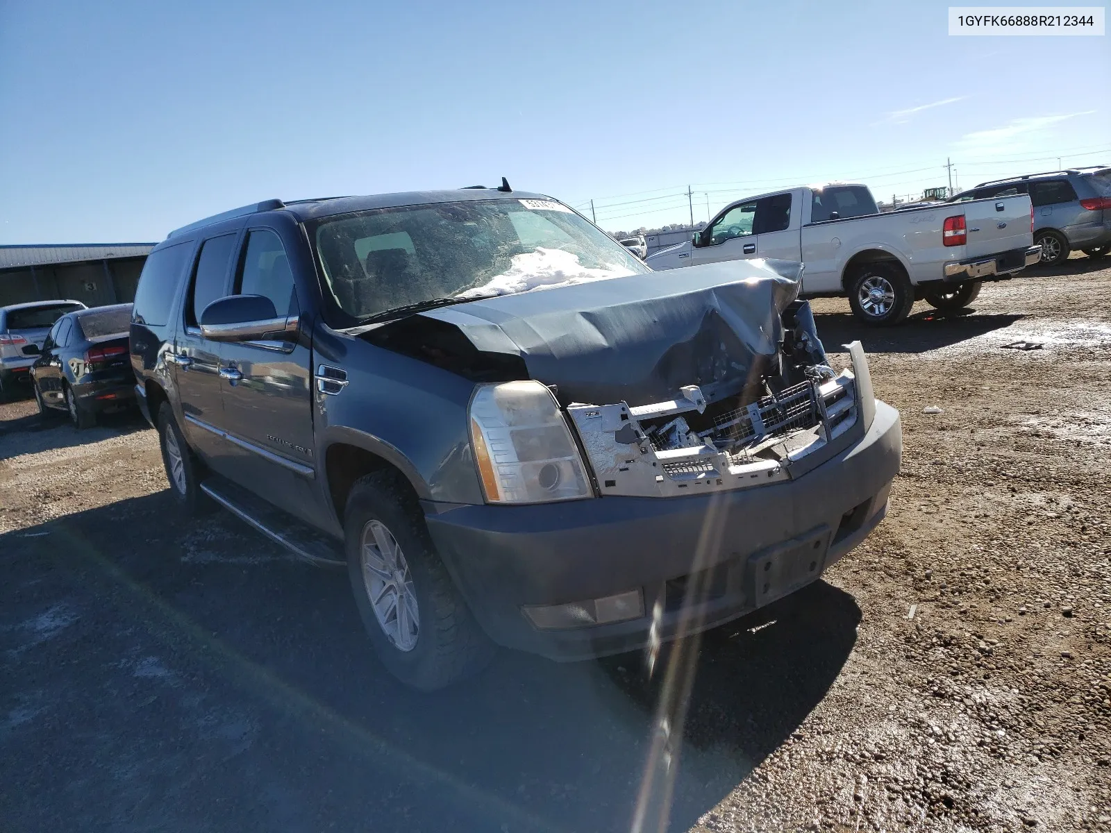 2008 Cadillac Escalade Esv VIN: 1GYFK66888R212344 Lot: 74194014