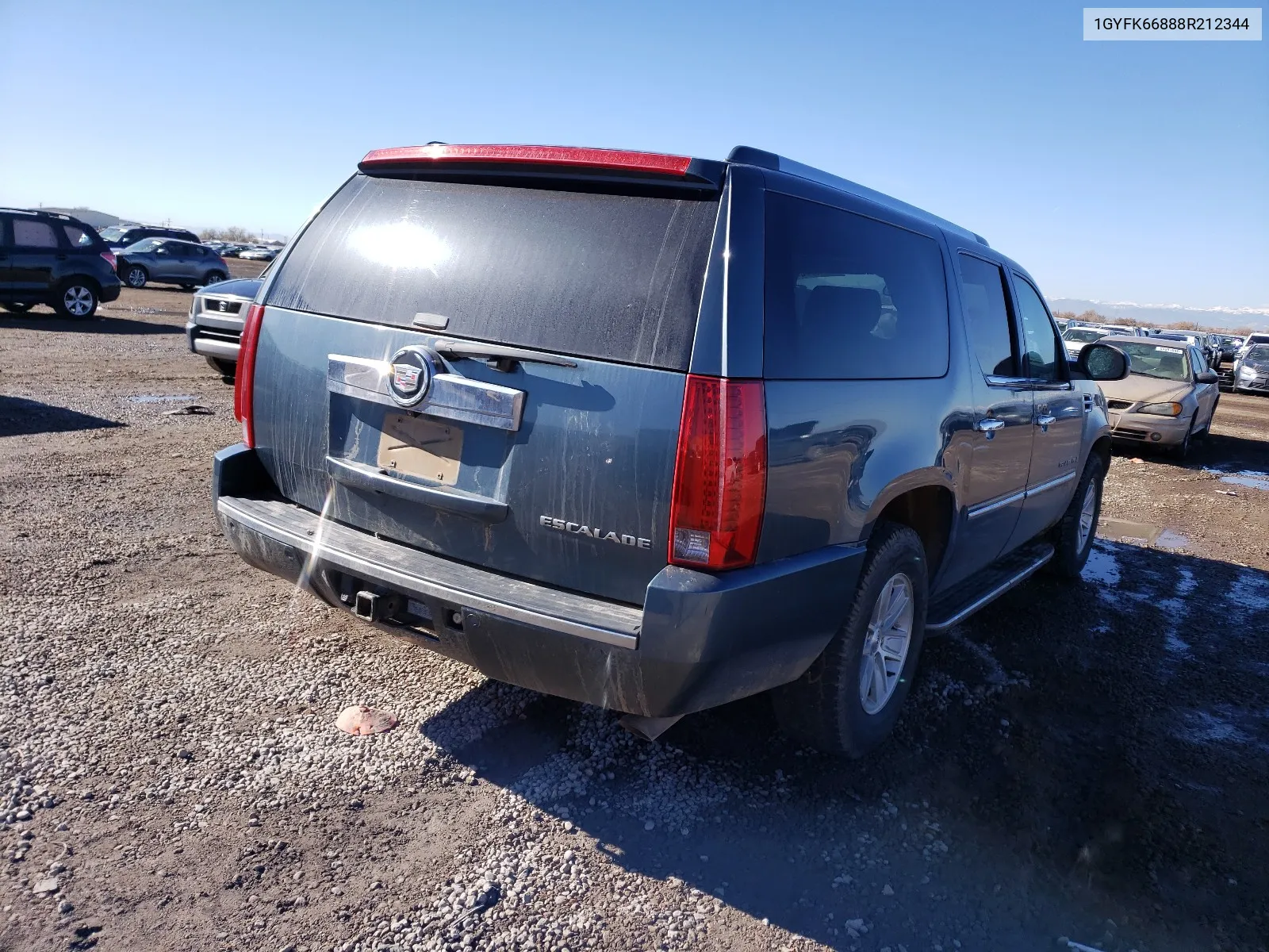 2008 Cadillac Escalade Esv VIN: 1GYFK66888R212344 Lot: 74194014