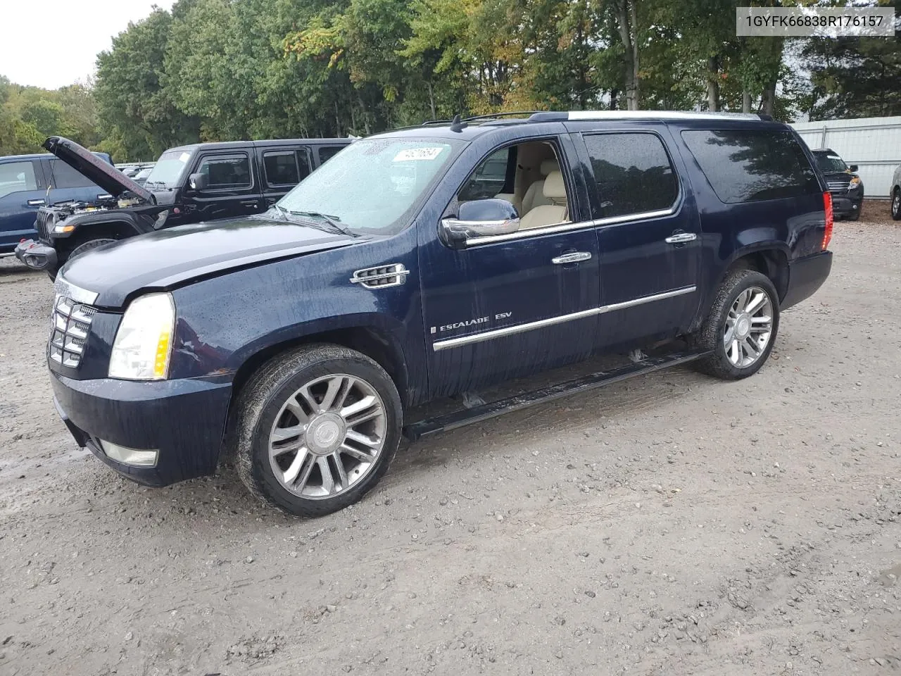 2008 Cadillac Escalade Esv VIN: 1GYFK66838R176157 Lot: 74621654